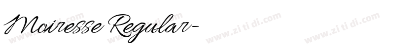 Moiresse Regular字体转换 Moiresse Regular字体转换